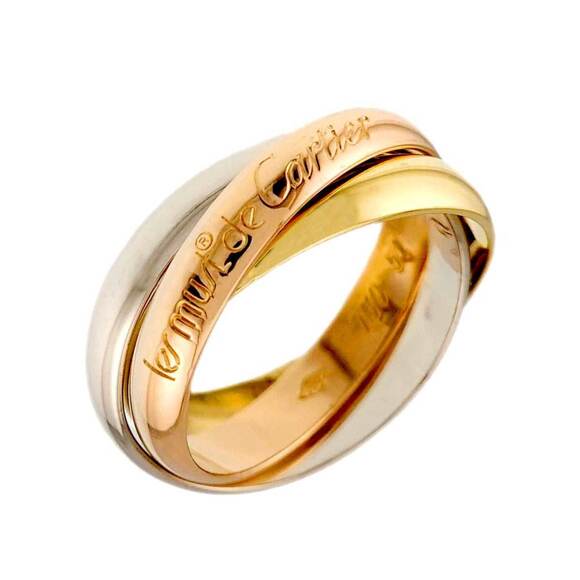 Cartier Jewelry - CARTIER 18k Gold Trinity Ring #51